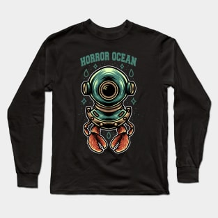 horror ocean Long Sleeve T-Shirt